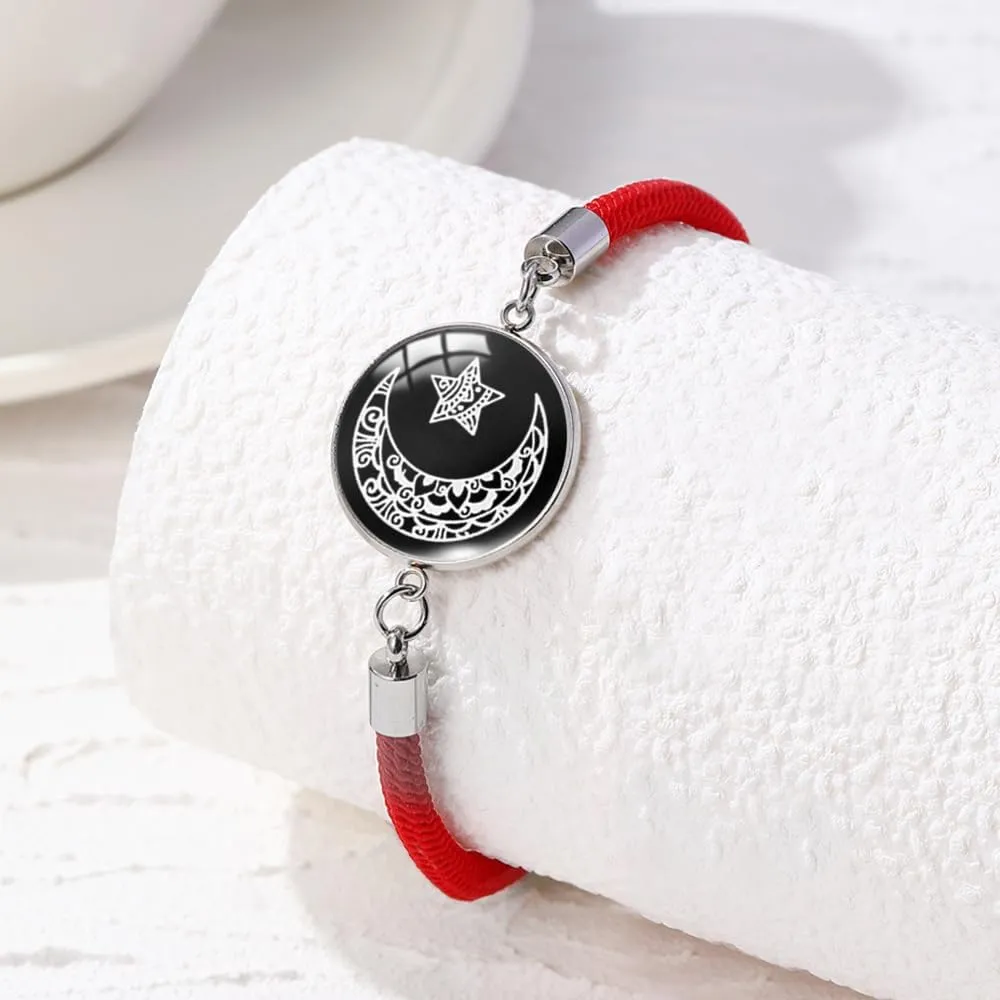 Sun Moon Star Bracelets for Best Friend Bracelet Friendship Jewelry Colorful Sun Star Bracelets Yin Yang Moon Bracelet for Couples Valentines Gift