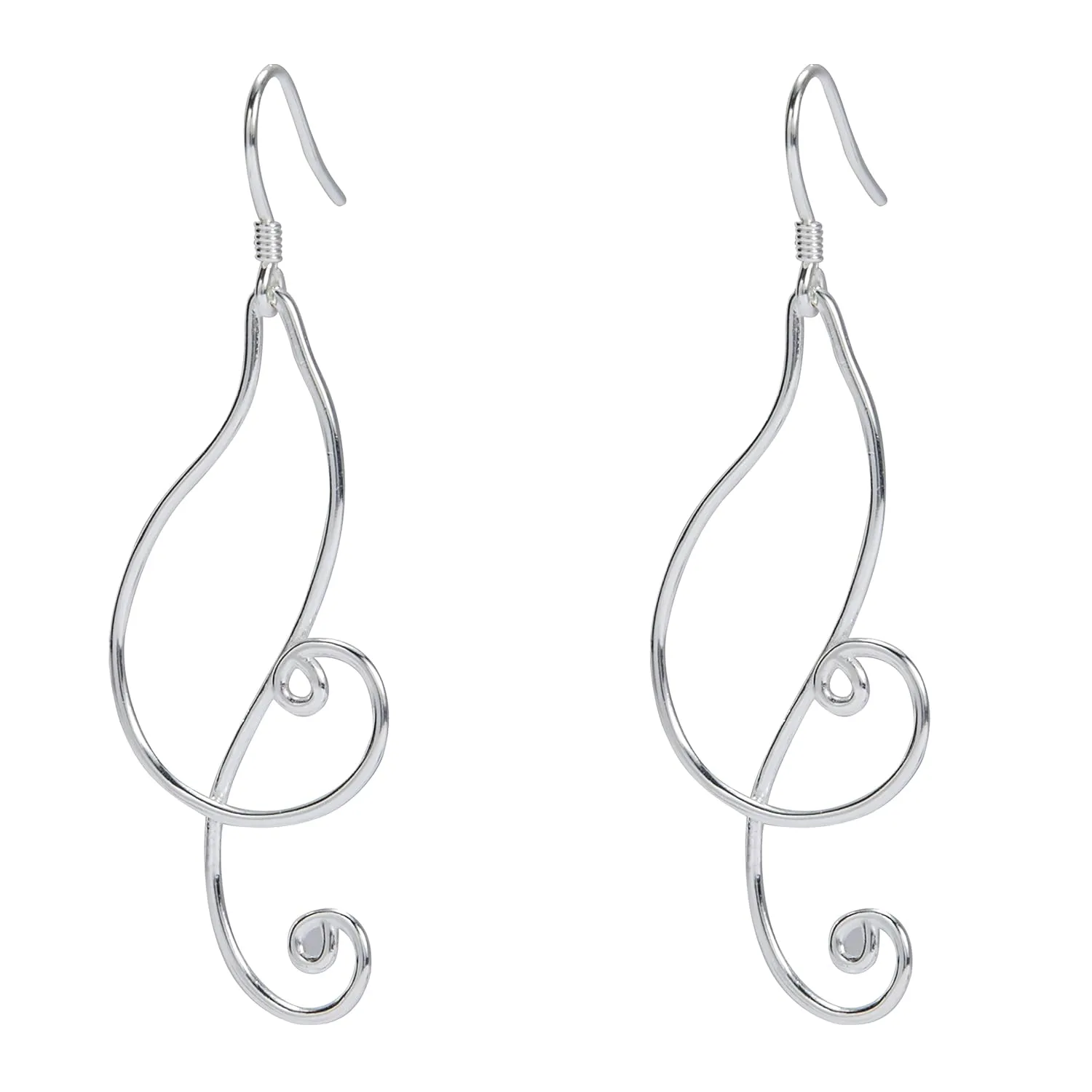 Tassel Earrings for Women - Retro Personality Ethnic Style Drop Dangle Earrings, Unique 925 Sterling Silver Dangle Earrings, Dainty Silver Drop Earrings for Women Girls Jewelry Gift