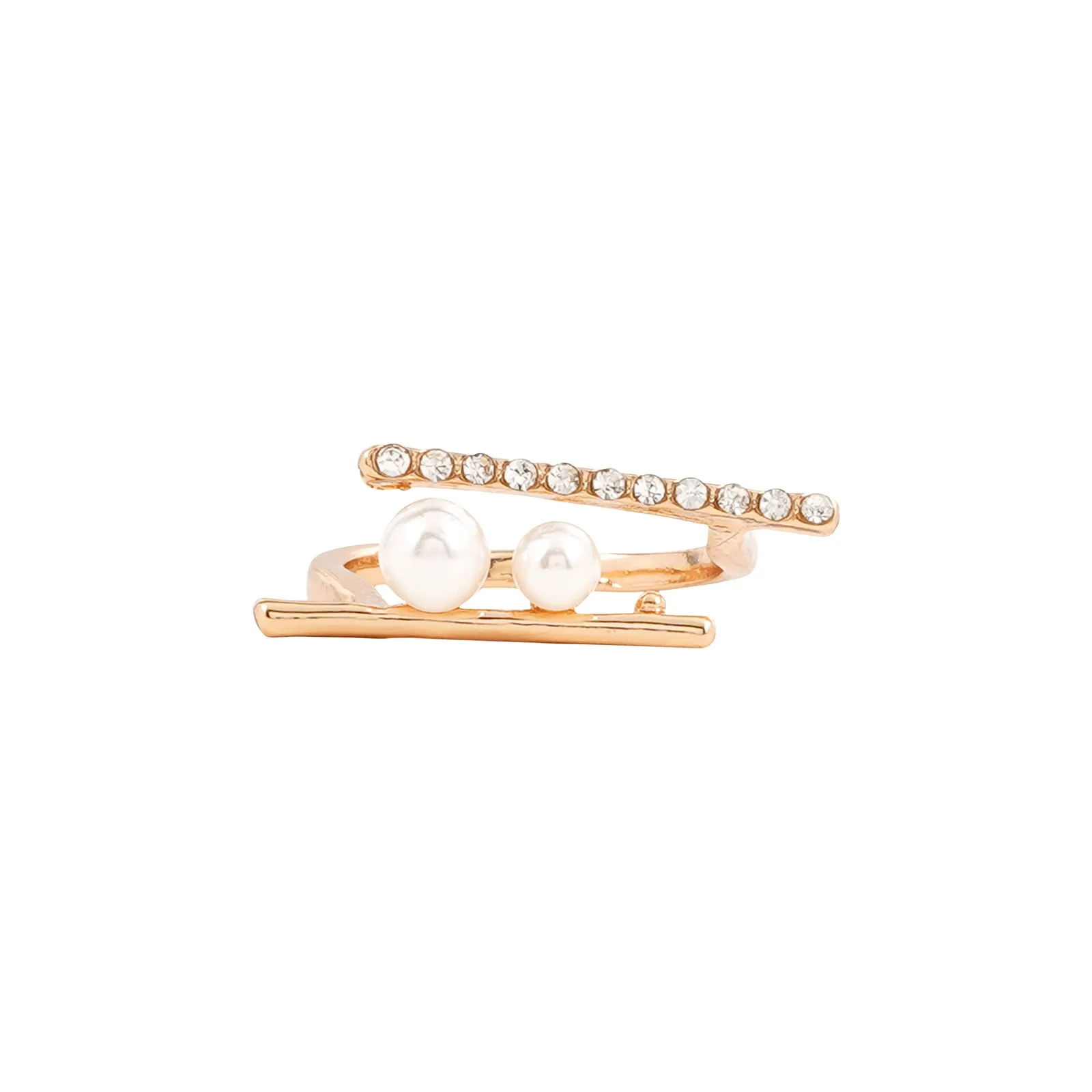 Tritonia Pearl Gold Ring