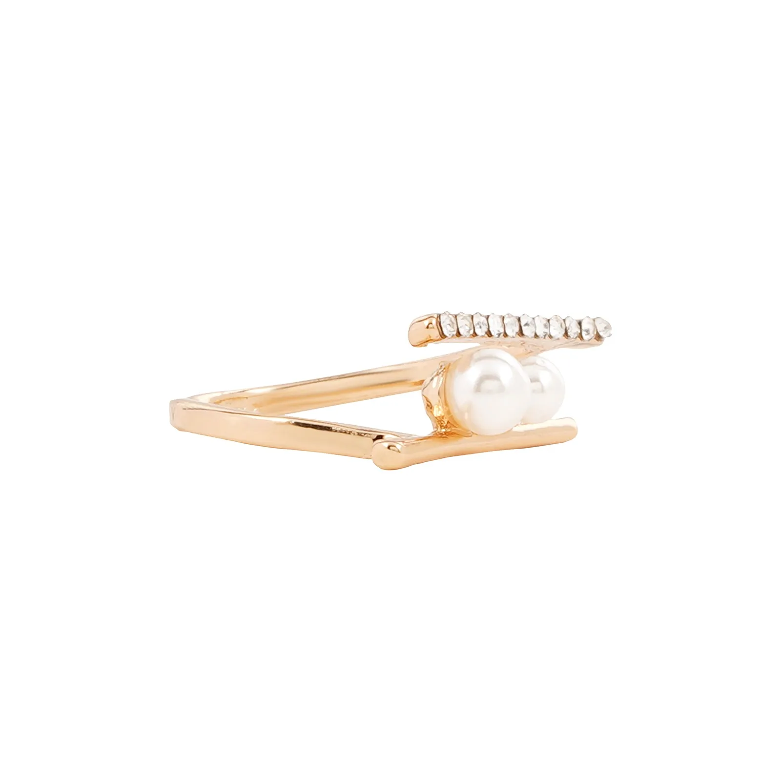 Tritonia Pearl Gold Ring