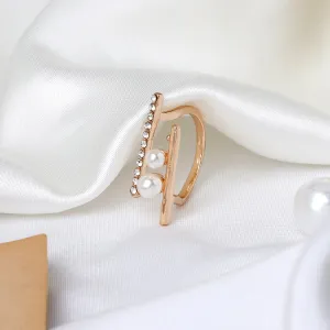 Tritonia Pearl Gold Ring