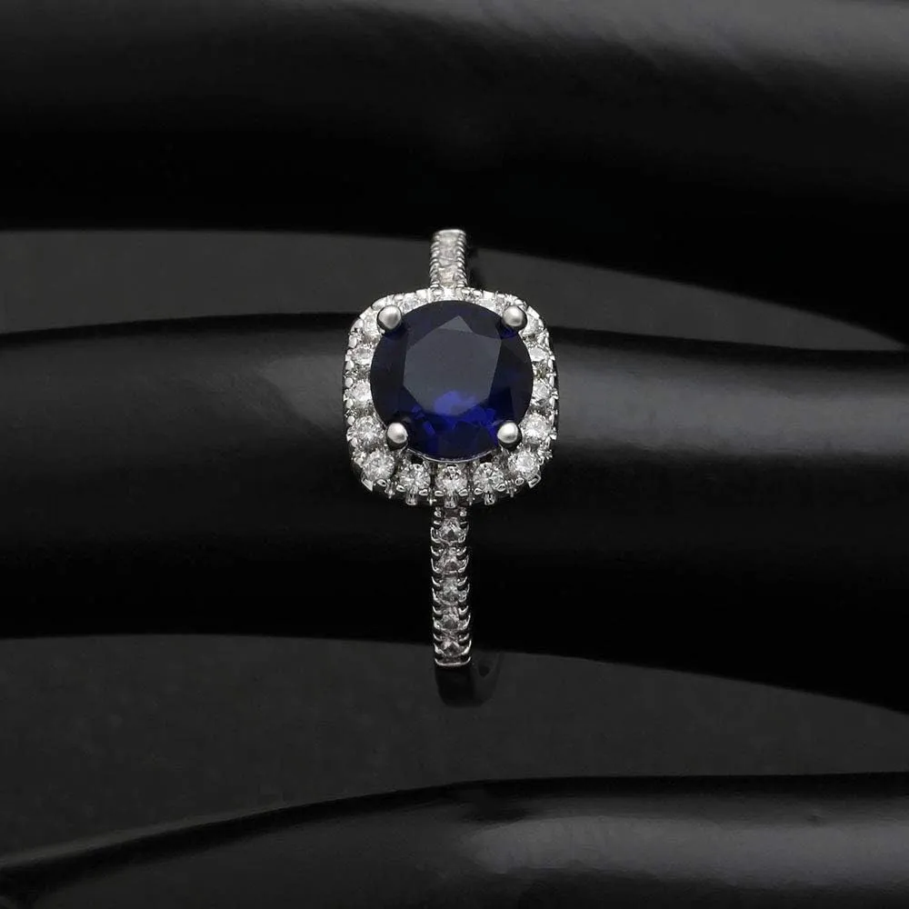 UFOORO Rings for Women, Promise Rings for Her, Christmas Gifts, Engagement Rings for Women Solitaire Crystal Wedding Rings for Her Fake Diamond Ring Christmas Gifts for Her