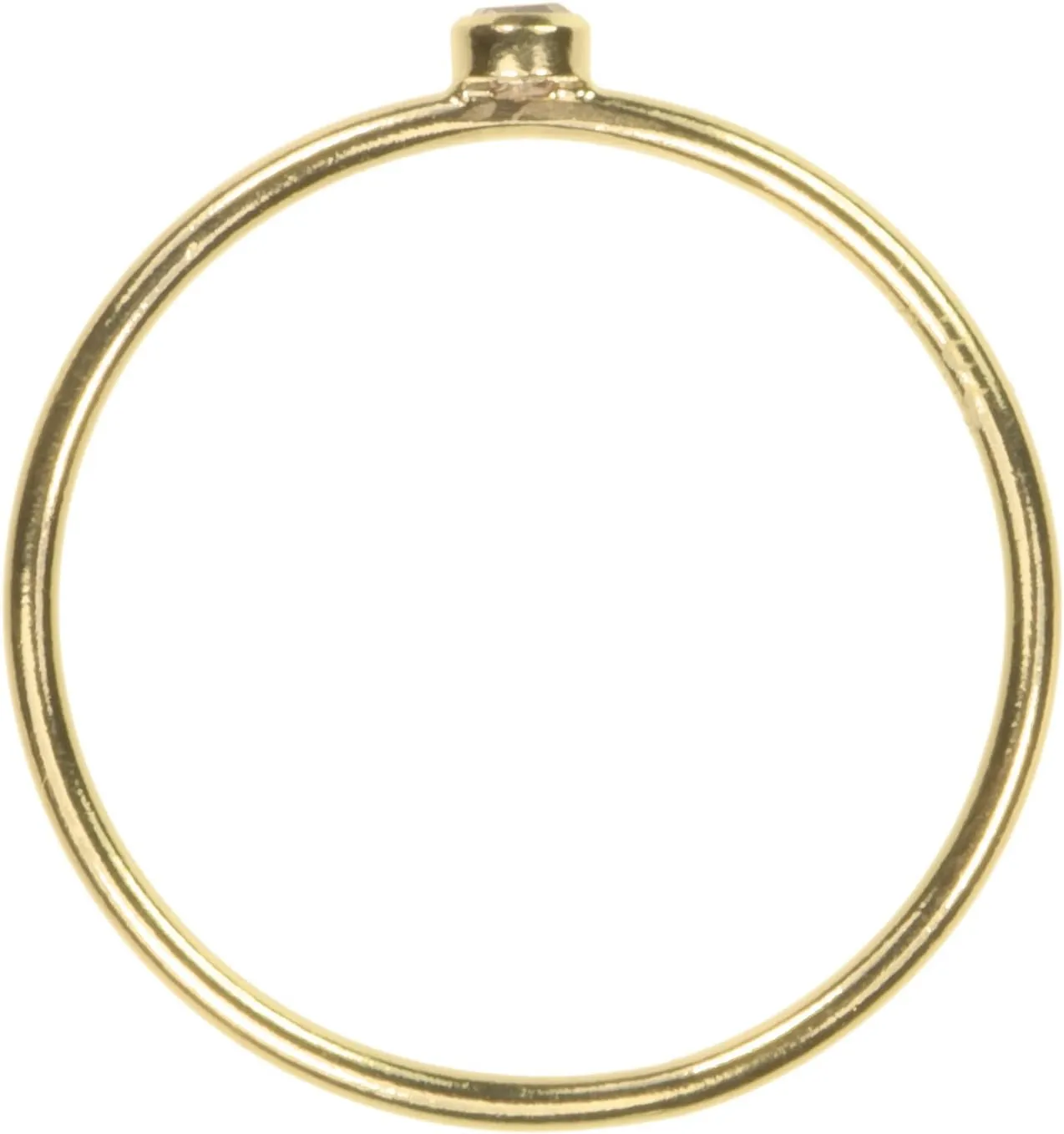 uGems 14kt Gold Filled Color CZ Stacking Rings