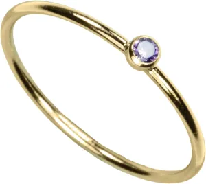 uGems 14kt Gold Filled Color CZ Stacking Rings