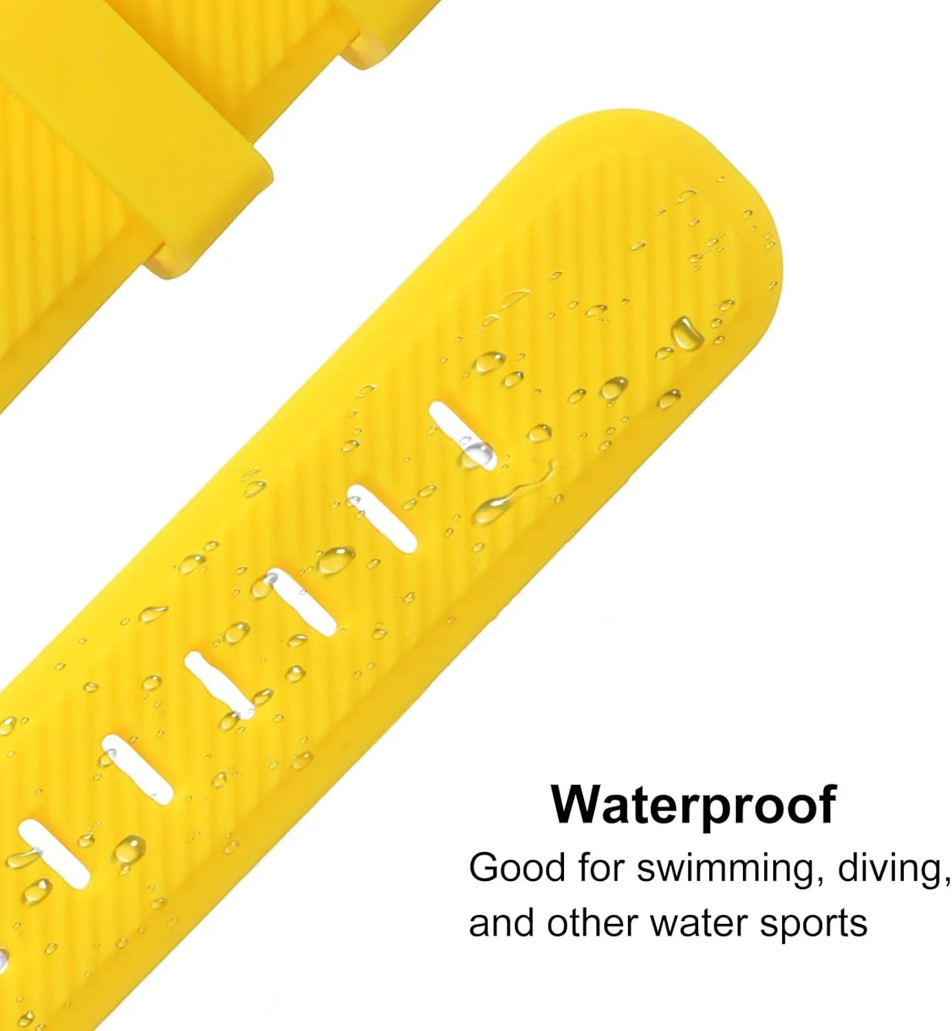 uxcell Rubber Watch Band, Unique Design Replacement Silicone Watch Strap