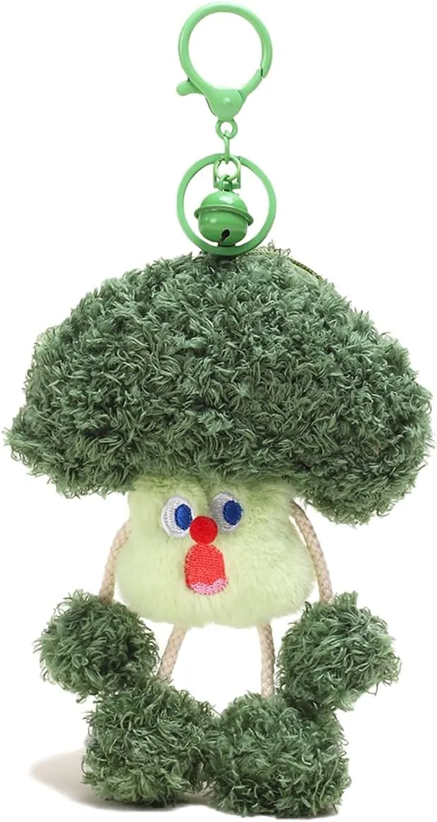 Vegetable Food Plush Keychain,Cr eative Interesting Novelty Stylish egetable Food Plush Vegetable Stuffed Keychain