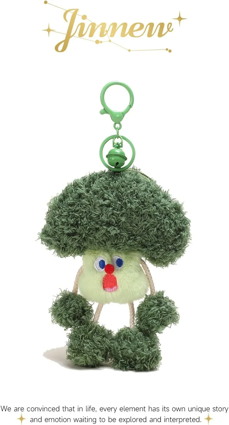 Vegetable Food Plush Keychain,Cr eative Interesting Novelty Stylish egetable Food Plush Vegetable Stuffed Keychain