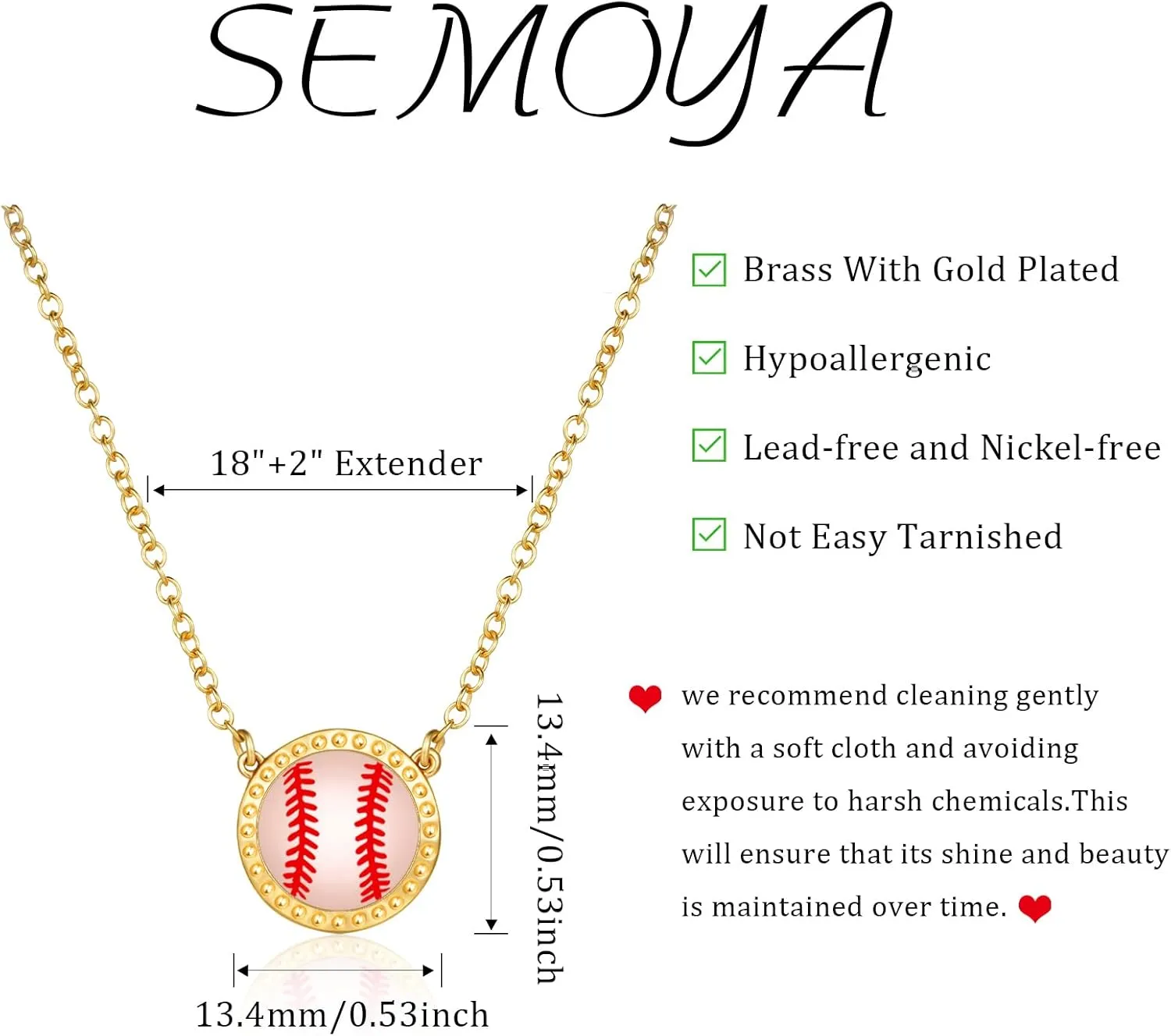 Volleyball/Softball/Soccer/Basketball/Football/Baseball/Pickleball Necklace for Women Girls, Mom Sports Pendant Necklaces Jewelry Game Day Team Gifts