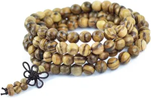 Wood Bracelet 108 Beads 6-8mm Prayer Beads Bracelets Men Wood Wristband Bracelet