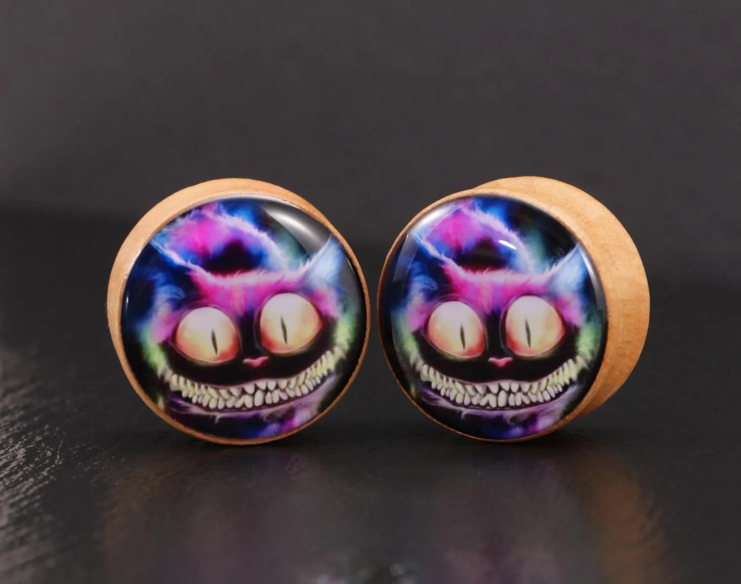 Wood Ear Gauges Saddle Plugs for Ears Women Men 0g- 1 inch Body Piercing Jewelry Double Flare Tunnels Stretcher 2pcs