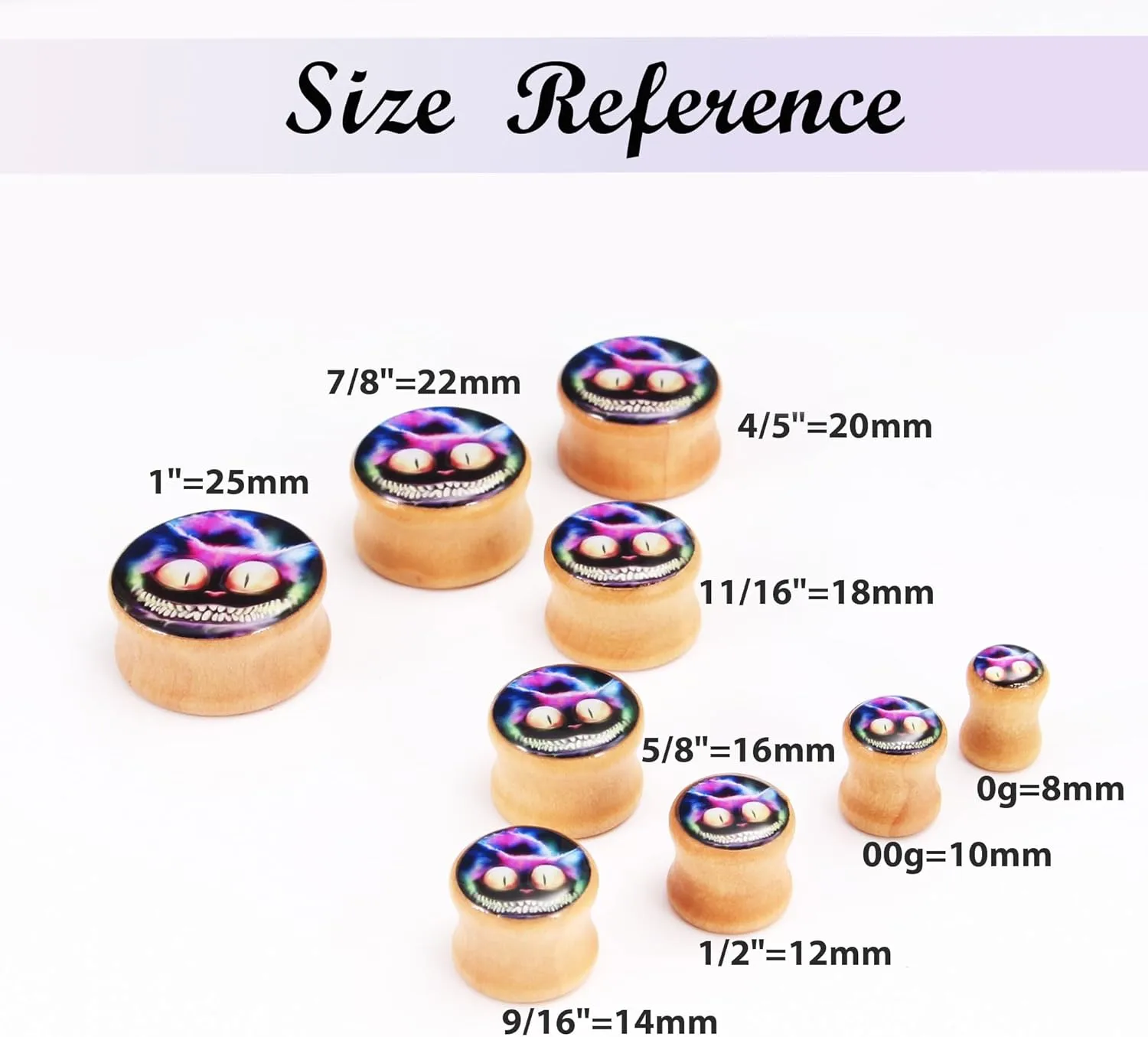 Wood Ear Gauges Saddle Plugs for Ears Women Men 0g- 1 inch Body Piercing Jewelry Double Flare Tunnels Stretcher 2pcs