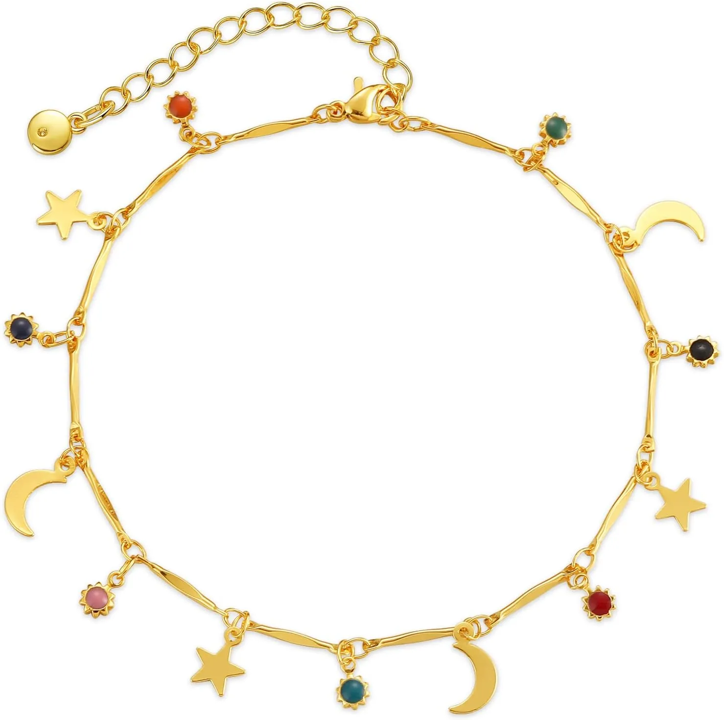 Yumikoo 18k Gold Plated Anklet Ankle Bracelets for Women